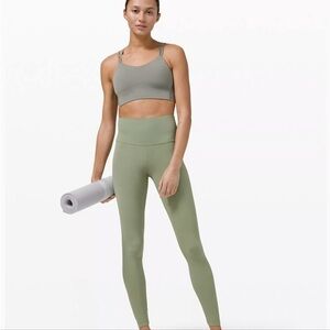 Lululemon Align 25” High Rise in Willow Green Size 0